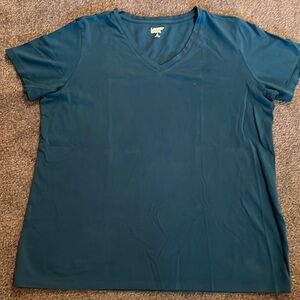 EUC lands end teal short sleeve tee